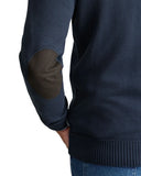 Navy & Green Ανδρική Πλεκτή Ζακέτα 24YM.454/GZ.7 Blue Μπλε