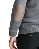 Navy & Green Ανδρική Πλεκτή Ζακέτα 24YM.454/GZ.7 Leaden Grey Γκρι