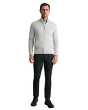 Navy & Green Ανδρική Πλεκτή Ζακέτα 24YM.454/GZ.7 Lt Grey Γκρι