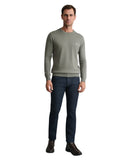 Navy & Green Ανδρικό Πλεκτό Βαμβακερό 24YM.741/P.6 Green Leaf Πράσινο