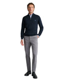Navy & Green Ανδρικό Πλεκτό Half Zip 24YM.923/LZ.5 Blue