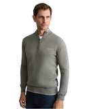 Navy & Green Ανδρικό Πλεκτό Half Zip 24YM.923/LZ.5 Green Leaf Πράσινο