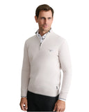 Navy & Green Ανδρικό Πλεκτό Half Zip 24YM.923/LZ.5 Ice Γκρι
