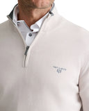Navy & Green Ανδρικό Πλεκτό Half Zip 24YM.923/LZ.5 Ice Γκρι