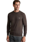 Navy & Green Ανδρικό Πλεκτό Βαμβακερό 24YM.926/P.5 Bitter Chocolate Καφέ