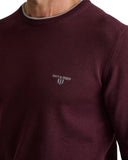Navy & Green Ανδρικό Πλεκτό Βαμβακερό 24YM.926/P.5 Dark Bordeaux Μπορντό