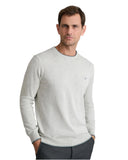 Navy & Green Ανδρικό Πλεκτό Βαμβακερό 24YM.926/P.5 Lt Grey Γκρι