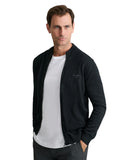 Navy & Green Ανδρική Πλεκτή Ζακέτα 24YM.998/GZ.2-Black Μαύρο