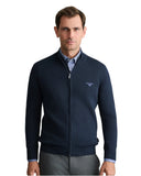 Navy & Green Ανδρική Πλεκτή Ζακέτα 24YM.998/GZ.2-Blue Μπλε