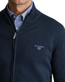 Navy & Green Ανδρική Πλεκτή Ζακέτα 24YM.998/GZ.2 Blue Μπλε