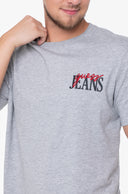 Guess Jeans Ανδρικό T-Shirt M4YI48K8FQ4-Η90Ζ Γκρι