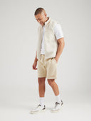Ellesse Ανδρική Φούτερ Βερμούδα Molla Short SHZ16464-214 Μπεζ
