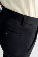 Monte Napoleone Ανδρικό Παντελόνι Chinos 252-61-3650-6154-13  Μαύρο