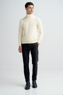 Monte Napoleone Ανδρικό Παντελόνι Chinos 252-61-3650-6154-13  Μαύρο