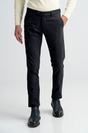 Monte Napoleone Ανδρικό Παντελόνι Chinos 252-61-3650-6154-13  Μαύρο