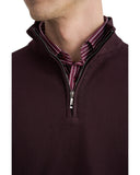 Monte Napoleone Ανδρικό Πλεκτό Half Zip 262-50-2285-5274-4 Μπορντό
