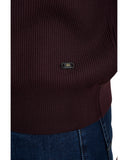 Monte Napoleone Ανδρικό Πλεκτό Half Zip 262-50-2285-5274-4 Μπορντό