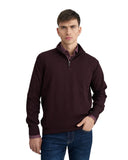 Monte Napoleone Ανδρικό Πλεκτό Half Zip 262-50-2285-5274-4 Μπορντό