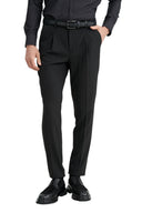 Monte Napoleone Ανδρικό Παντελόνι Tailor 262-62-4040-6211-7 Μαύρο