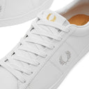 Fred Perry Ανδρικό Δερμάτινο Sneaker Spencer Leather B4334-200 Λευκό