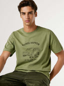 Pepe Jeans Ανδρικό T-shirt Sheldon PM5010313-706 Χακί