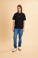 La Martina Ανδρική Polo Μπλούζα CCMP05JS259-09999 Μαύρο