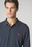 U.S. Polo Assn. Ανδρική Μπλούζα Μακρυμάνικη Polo US42 177 003-1-179 Μπλε