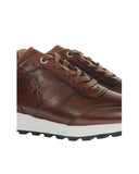 La Martina Ανδρικά Δερμάτινα Sneakers LFM262070-1T017 Καφε