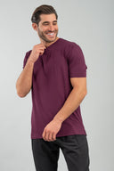 Vittorio Ανδρική Μπλούζα T-Shirt 200-2324-010 Μπορντό
