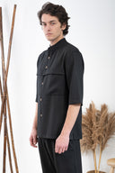 Vittorio Πουκάμισο Overshirt Vittorio 300-24-MONTERI Black