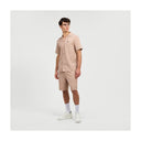 Ellesse Ανδρικό Κοντομάνικο Πουκάμισο Orvieta SHZ21894-209 Light Brown