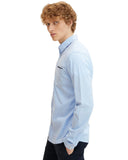Tom Tailor Ανδρικό Καρό Πουκάμισο Fitted Smart 1032344-24469 Μπλε