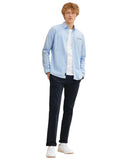 Tom Tailor Ανδρικό Καρό Πουκάμισο Fitted Smart 1032344-24469 Μπλε