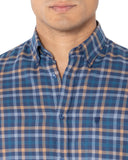 The Bostonians Ανδρικό Πουκάμισο Maverick Twill 3AACH8589|B595IN Μπλε