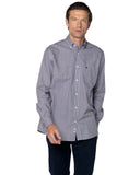 The Bostonians Ανδρικό Πουκάμισο Chester Twill 3AACH8674|B154BU Μπορντό