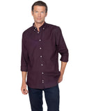 The Bostonians Ανδρικό Πουκάμισο Twill 3AAP2341|B154BU Μπορντό