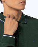 The Bostonians Ανδρική Μπλούζα  Twin Tipped Polo 3PL1151-B133DG Πράσινο