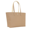 Lacoste  Γυναικεία Τσάντα Ώμου Anna Zipped Tote NF4823AA-T88 Μπεζ