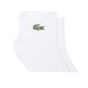 Lacoste Σετ 3 Ζευγάρια Κάλτσες Ankle Fit Cotton RA9182-001 Λευκό