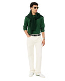 Lacoste Ανδρική Ζώνη Δερμάτινη Διπλής Όψης Wide Buckle RC4085-000 Μαύρο
