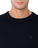 The Bostonians Ανδρικό Πουλόβερ Classic Crew Neck Jumper 3MR1009-B166NV Μπλε Σκούρο