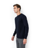 The Bostonians Ανδρικό Πουλόβερ Classic Crew Neck Jumper 3MR1009-B166NV Μπλε Σκούρο
