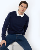 The Bostonians Ανδρικό Πουλόβερ Classic Crew Neck Jumper 3MR1009-B525IN Ραφ