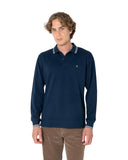 The Bostonians Ανδρική Μπλούζα  Twin Tipped Polo 3PL1151-B691PE Πετρόλ