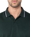 The Bostonians Ανδρική Μπλούζα Twin Tipped Polo 3PL1151-B035GG Πράσινο
