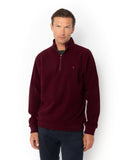 The Bostonians Ανδρικό Φούτερ Half Zip 3RO1000|B154BU Μπορντό
