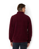 The Bostonians Ανδρικό Φούτερ Half Zip 3RO1000|B154BU Μπορντό