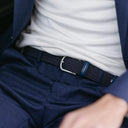 La Boucle Ανδρική Ζώνη Πλεκτή Gstaad B10-100180 Odyssey Grey