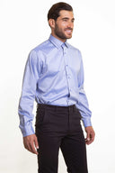 The Bostonians Ανδρικό Πουκάμισο Twill  3AMP2143-B031BL Γκρι