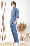 Vittorio Πουκάμισο Overshirt Vittorio 300-24-MONTERI Indigo